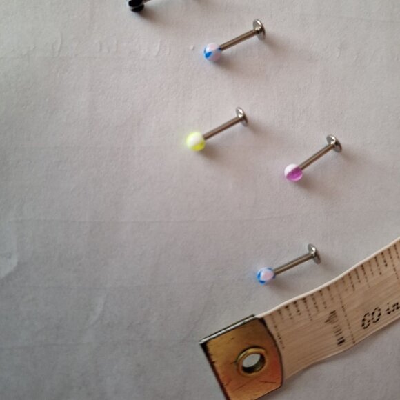 Nose, belly, eyebrow, daith, tongue rings NOSE - Picture 3 of 3